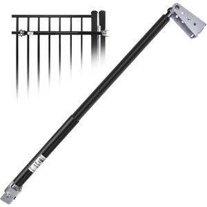 TB400 Outdoor Heavy Duty Gate Closer for Gates 44 to 72 Inches in Width and 95 to 195 Pounds in Weight, High Grade Hydraulic Gate Closer, Black