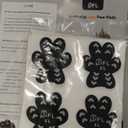 Anti Slip Dog Paw Protector Pads for Senior Dogs, Paw Pads for Dogs Traction, Disposable Self Adhesive Paw Grips for Old Dog on Slippery Hardwood Floor, Black 12 Sets (48pcs) XL(41-60lbs)