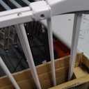Babelio Removable Baby Gate for Stairs No Bottom Bar, 29-43", 30" H, White