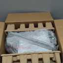 Tech Drive Modern Nickel Bathroom Exhaust Fan with Light - 130 CFM, 1000lm Dimmable 5CCT LED Light with Night Light Selectable, 6-Inch Duct Quiet Ventilation, Decorative Nickel Trim, Easy to Install