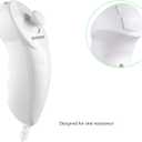 2Packs Nunchuck Controller Remote Replacement for Nintendo Nunchuk Wii Wii U Console White