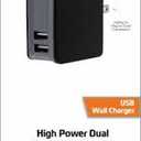 ZGEAR 24 watts High Power Dual Port Wall Charger , USB 