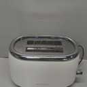 MELLERHOME Retro Toaster 2 Slice, 7 Browning Levels, 3 Functions (Reheat, Defrost, Cancel), Removable Crumb Tray, Under Base Cord Storage, White Toaster Kitchen Appliances