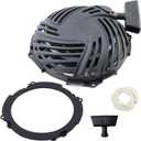 Recoil Starter Assembly 593959 Compatible with B & S 591139 Recoil Pull Start 590588 595355 Rewind Starter 450E 500E 550E 08P502 093J02 Engine TB110 TB200 140cc Lawn Mower Parts