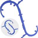 Massage Stick,Handheld Trigger Point Back and Neck Massager Cane, Deep Tissue Self Massage Tool for Muscle Knots and Myofascial Release,for Pain Relief and Muscle Recovery,Blue