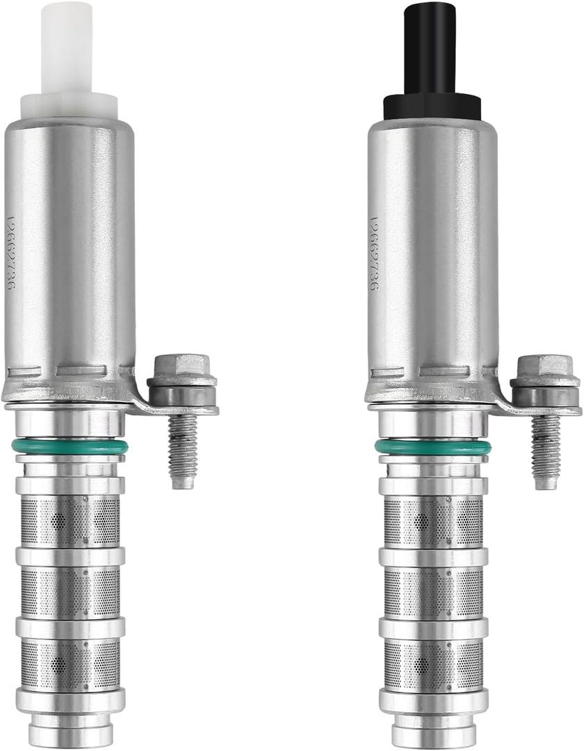 VVT Solenoid Variable Valve Timing Compatible with Chevy Malibu Impala, for Buick Regal, for GMC Canyon 2013-2017 - Camshaft Position Actuator Solenoid, Replace 12662737, 12662736 2PCS