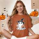 Women's Floral T-Shirts Graphic Loose Tees Sunflower Graphic Summer Short Sleeve Boho Casual Tops (XL)