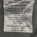 Amazon Basics 2 Piece Soft, Lightweight Down-Alternative All-Season Comforter and Bedding Set, Pinch Pleat, Twin/TwinXL, Dark Grey