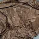 Elastic Table Cover Wood Grain Pattern Taupe Tablecloth Decorative Dining and Wrinkle-Resistant