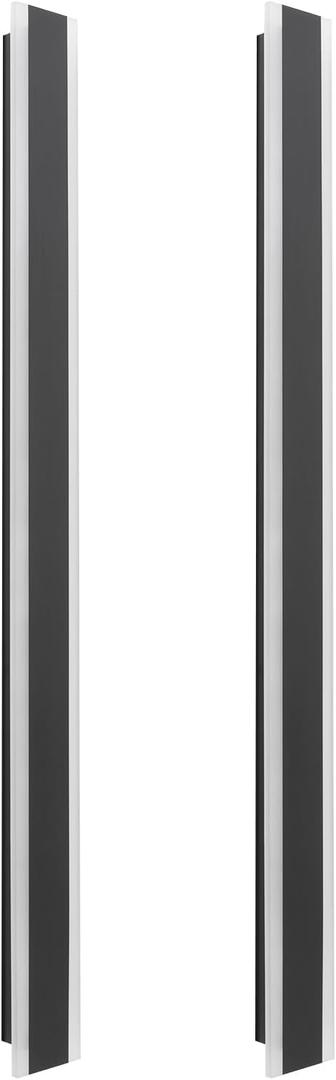 2 Pack RGB Wall Light, Outdoor LED Wall Lights 3.28Ft Long, 32W IP65 Multicolored Wall Lights for 75.35-215.28FtAreas, Led Porch Lights