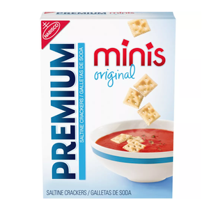 Premium Original Mini Saltine Crackers Lunch Snacks, Best By 10 February 2026 