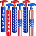 Water Gun Squirt Toys for Kids Adults, 6 Pack Blaster Guns 4th of July for Age 3-4-8-12 Boys Girls Bulk - 40Ft Water Squirter for Independence Day Red Blue Swimming Pool Beach Summer Party Games