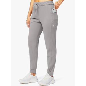 G Gradual Women's Joggers Pants with Zipper Pockets Stretch Tapered Athletic Joggers for Women Lounge, Jogging, Workout, SizeXL