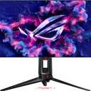 ASUS ROG Swift OLED 27 1440P Gaming Monitor (PG27AQDP) - WOLED, QHD, 480Hz, 0.03ms, G-SYNC Compatible, Custom Heatsink, AI Assistant, DisplayHDR400 True Black, 99% DCI-P3, True 10-bit, DisplayWidget
