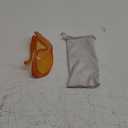 Oversized Trendy Wrap Around Sunglasses for Women Men - Cool Concert shades 2000s Retro Round Big Shield Glasses (Orange)