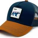 Waldeal Toddler Trucker Hats for Boys and Girls Mesh Snapback Baseball Cap for Kids Ages 2-6