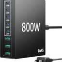 880W USB C Charger Block Charging Station 8 Port Fast Chager 140W PD PPS AVS HUB Laptop MacBook Charger Compatible with All iPhone 17 Pro Max/17 Air/16 SE/Samsung Galaxy 25/ MacBook Pro/Air/iPad Pro