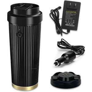 2 in 1 Smart Car Cup Cooler and Heater, Keep Drink Cold or Hot Beverage Coffee Water and Milk Warmer & Cooling Cup with Lid for Office, Home, Travel and Car