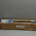 Ivilon Tension Curtain Rod - Spring Tension Rod for Windows or Shower, 24 to 36 Inch. Satin Nickel