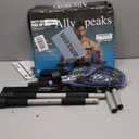 Ally Peaks Pull Up Bar for Doorway | Thickened Steel Max Limit 440 lbs Upper Body Fitness Workout Bar| Multi-Grip Strength for Doorway | Indoor Chin-Up Bar Fitness Trainer for Home Gym Portable (silver1)