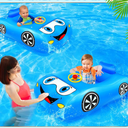 Toddler Floaties 20-30 Lbs Inflatable - 3D Car Design, Blue 