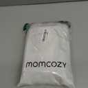 Momcozy Baby Wrap Carrier, Easy to Wear Infant Carrier Slings, Lightweight Hands Free Baby Sling, Adjustable Baby Carriers for Newborn to Toddler 8-35 lbs, Grey