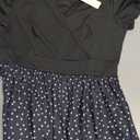 Womens Summer Dresses 2025 Short Sleeve V Neck Floral Sundress with Pockets S