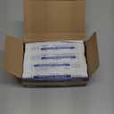 50 Pcs 1ml Syringes with Caps Oral Dispenser Individually Sterile Warpped for Medicine Dropper, Colostrum Collect Feeding Pets, Liquid