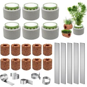 26 Pack New Upgrade Aquarium Plant Weights, Aquatic Water Plant Fixed Rings, Water Plants Cultivation Fixed Ring Plant Pot for Secure Aquatic Plant Placement (26PCS)