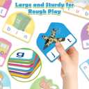 CVC Puzzle Cards for Kids, Toddler Speech Therapy Toys, 3 Letter Word Puzzle, Reading Spelling Game, Preschool Classroom Must Have