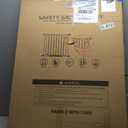 41 Inch Tall Baby Gate Auto Close Dog Gate Adjustable 29.92"-43.71" Wide Pressure Mounted Walk Through Swing Pet Gate for Doorways (Black, 29.92"-43.71" Wide)