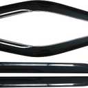 Tape-On Side Window Visor Deflectors Rain Guards for 2015-2026 Ford F150 SuperCrew & 2017-2026 F-150 Raptor F250 F350 F450 F550 Window Vent Deflectors Visors Shades 4pcs