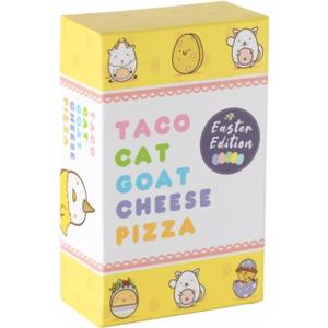 Taco Cat Goat Cheese Pizza Easter Edition Card Game for Family Game Night | Candy-Free Easter Basket Stuffers | Easy to Play 15 Minute Rounds | Fun for Kids, Teens, Adults, and Families | 2-8 Players