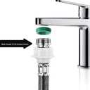 Stainless Steel Washing Machine Hose With Quick Connect，Portable Water Inlet Connection and Supply Line, (90 Degree Elbow)