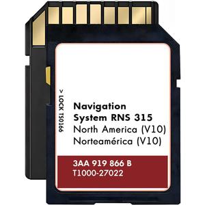 Latest V10 RNS 315 GPS Navigation SD Card Updated North America Maps for 2011-2015 Eos Beetle Golf Jetta Passat Tiguan
