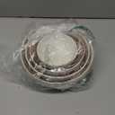 DOWAN Serving Bowls, 64/42/22/12 Oz Serving Dishes for Entertaining, Soft White Porcelain Nesting Bowls Set, Microwave & Dishwasher Safe, Versatile Prep Bowls for Fruit Salad Pasta Dessert Cereal (4.5''/6''/7''/8'')