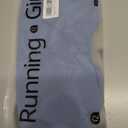 RUNNING GIRL Yoga Tank Tops for Women Built in Shelf Bra B/C Cups Strappy Back Activewear Workout Compression Tops (Blue, M)