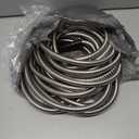 BIONIC STEEL 50 Ft Metal Garden Hose with Sprayer Nozzle, Non Kinking Designed Stainless Steel Heavy Duty Water Hose 50Ft x 5/8 in. Ultra Flexible NON Expandable for Uninterrupted Water Flow, 500 PSI