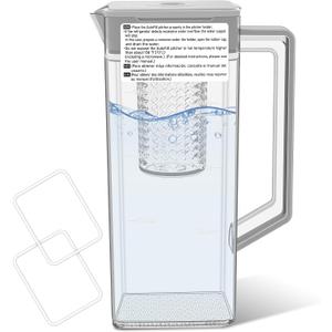 Upgraded DA97-21261E Refrigerator Water Pitcher Assembly Compatible with Samsung Fridge Water Pitcher Reservoir Parts RF23A9071SR RF29A9071SR RF29A9671SR RF29A9771SR RF23A9671SR DA97-21261B Pitcher