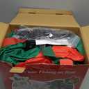 8 FT Christmas Inflatables Santa Claus Fishing on a Boat with Colorful Gift Boxes, Giant Blow Up Santa Outdoor Decorations with Built-in Lights for Yard Lawn Garden Xmas Party Holiday Decor