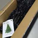 4ft Black Christmas Tree - Premium Hinged Artificial Small Christmas Tree, Canadian Fir Full Bodied 4 Feet Tree with 320 Tips, Lightweight and Easy to Assemble Holiday Dcor Tree with Metal Stand