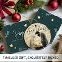 2 x Music Sheet Nativity Ornament 2025, Catholic Religious Gifts for Women Men, True Story Ceramic Ornament for Christmas Decor, Jesus Bible Gifts for Faith Friends, Church Members, Family