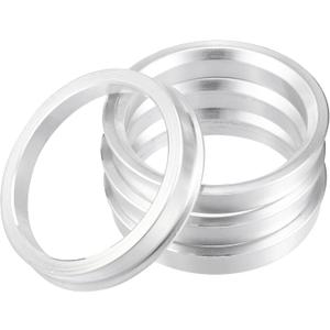 X AUTOHAUX 4pcs OD 64.1mm to ID 54.1mm Aluminum Alloy Car Auto Hub Centric Rings Wheel Bore Center Spacer Replacement