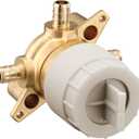 Moen U130X M-CORE 3-Series 3 Port Shower Mixing Valve with Crimp Ring PEX Connections, or Unfinished
