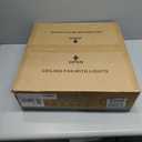 Ceiling Fans with Lights and Remote, Flush Mount Ceiling Fan with Light, 3000-6500K Dimmable Modern LED Ceiling Fans, 6 Wind Speeds, Low Profile Small Ceiling Fan for Bedroom, Kitchen, Office (18 inch, Matte Black)