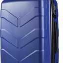 Hardside Carry On Luggage 22x14x9 Airline Approved with Spinner Wheels, Lightweight 20-inch Carry-On Suitcase for Men & Women, Blue