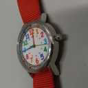 ITOOZYNN Kids Watch for Girls and Boys,for Children's Toddler Learning Time and Easy to Read Time, Analog Watch for Boys and Girls Ages3~11 (Red)