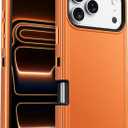Jelanry Case for iPhone 17 Pro 5G 6.3-Inch, Heavy Duty Rugged & Dual-Layer Shockproof Dropproof Protection w/Port Anti dust Scratch Armor Back Cover Phone Case for Apple iPhone 17 Pro, Orange/Black