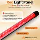 Red Light for Sauna 660nm and 850nm Infrared Therapy Panel for Portable Sauna Accessories for Body Relaxation, Skin Vitality & Post-Workout Recovery - Heat-Resistant Design