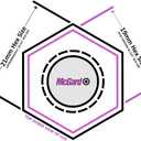 McGard 24157 Chrome Wheel Lock Set, Cone Seat, M12x1.5 Thread, 13/16 Key Hex